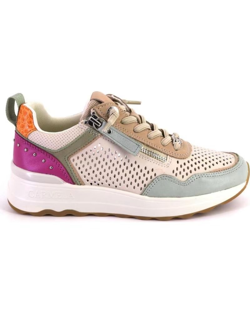 CARMELA DAMEN-SNEAKER CARMELA AUS MEHRFARBIGEM LEDER MULTICOLOR