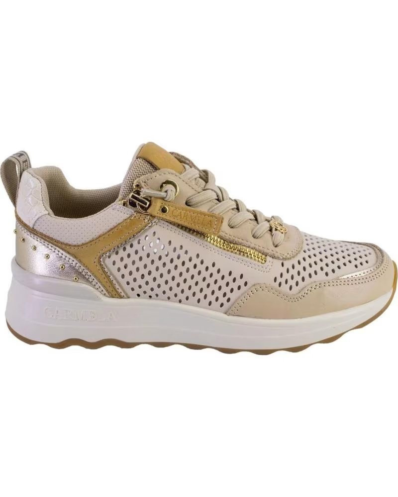 CARMELA CARMELA DAMEN-SNEAKER LEDER BEIGE BEIGE