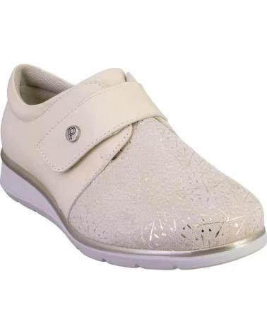 PITILLOS PITILLOS 11033 WOMEN´S SHOES VELCRO FASTENING CREAM CREMA
