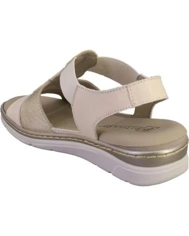 PITILLOS SANDALES EN CUIR PITILLOS 11002 COULEUR CRÈME CREMA