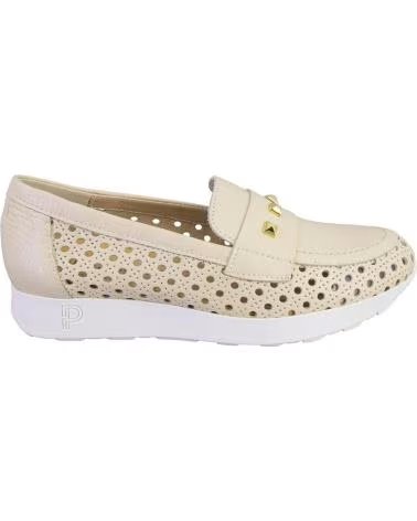 PITILLOS MOCASSINS FEMININOS PITILLOS COURO CREME CREMA