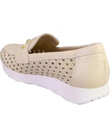 PITILLOS MOCASSINS FEMININOS PITILLOS COURO CREME CREMA