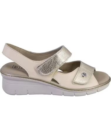 PITILLOS SANDALI DA DONNA PITILLOS PELLE CREMA CREMA