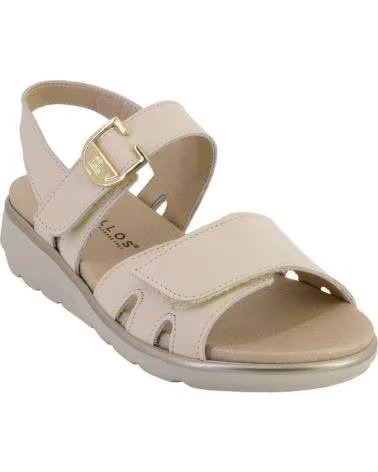 PITILLOS PITILLOS 20311 DAMEN-LEDERSANDALEN CREMA