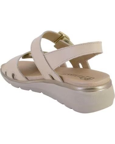 PITILLOS PITILLOS 20311 DAMEN-LEDERSANDALEN CREMA
