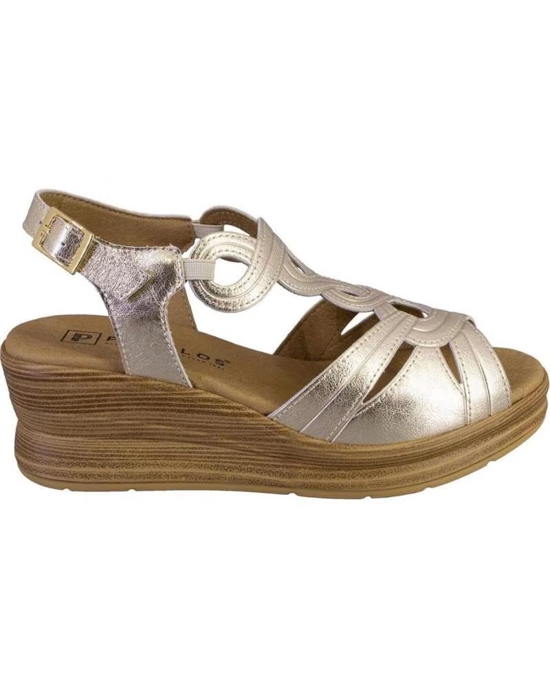 PITILLOS SANDALES FEMME PITILLOS CUIR OR ORO