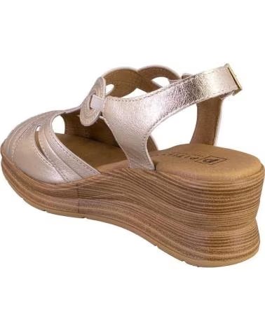 PITILLOS SANDALES FEMME PITILLOS CUIR OR ORO
