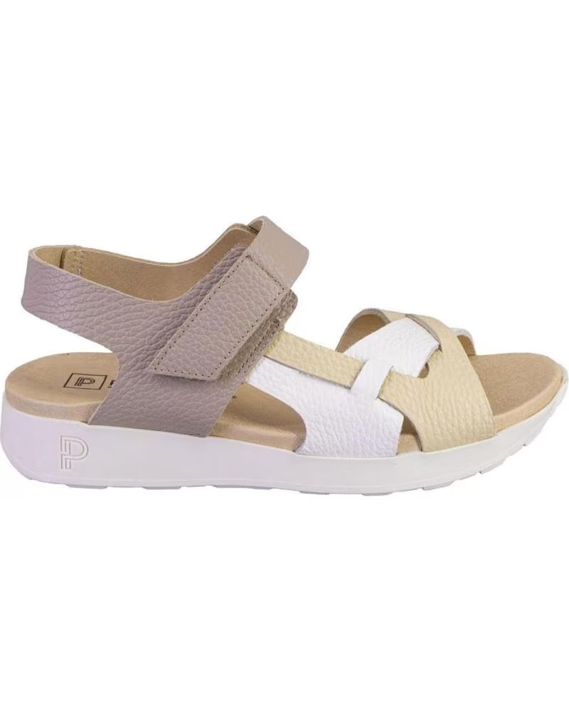 PITILLOS PITILLOS 11230 DAMEN-LEDERSANDALEN PIEDRA