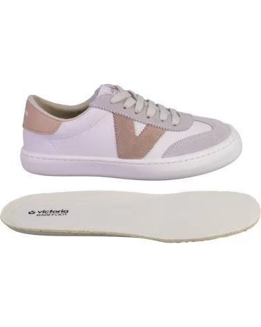 VICTORIA VICTORIA FREIZEITSCHUHE DAMEN WEISS UND ROSA BLANCO Y ROSA