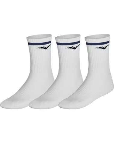 MIZUNO MIZUNO MEIAS S TRAINING SOCKS 3 PARES BRANCO BLANCO