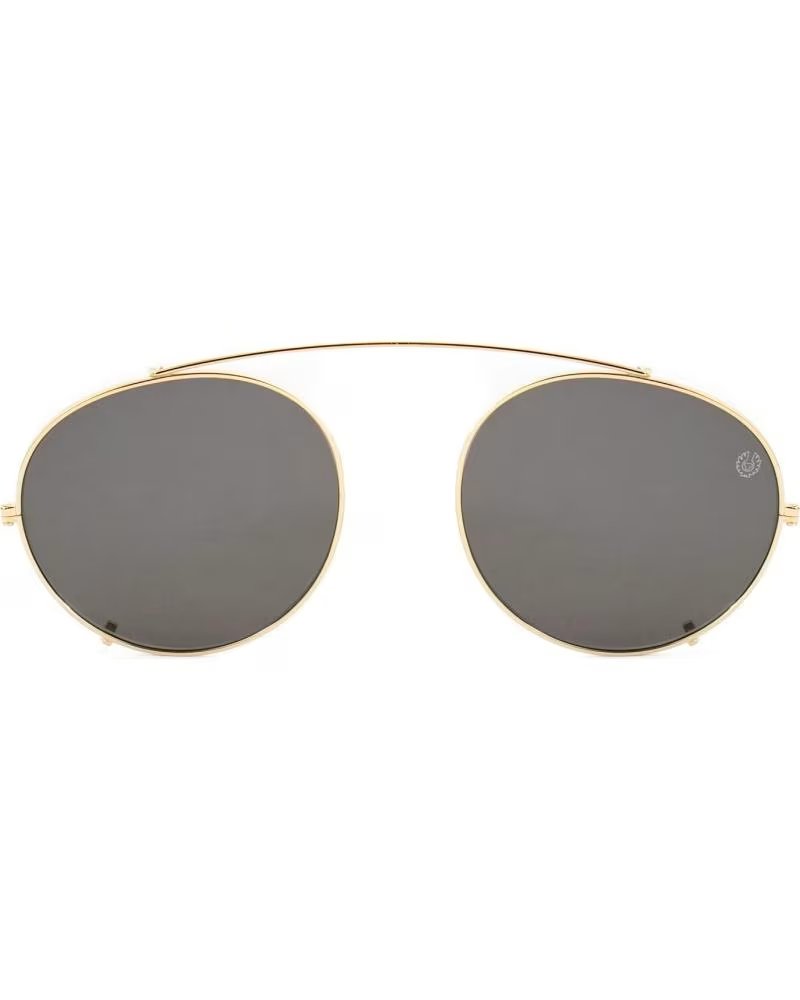 BELSTAFF BELSTAFF BLACKROD CLIP SUNGLASSES GOLD