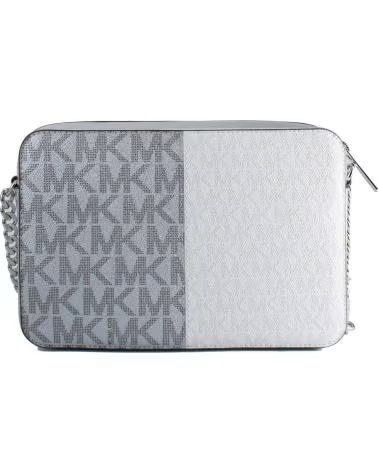 MICHAEL KORS BOLSA TRANSVERSAL MICHAEL KORS JET SET LOGO PRATA