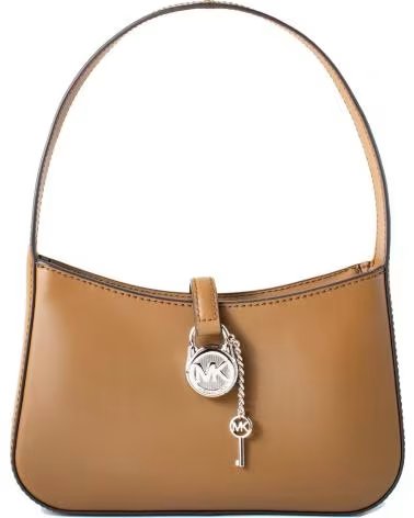 MICHAEL KORS BOLSA MICHAEL KORS "JACKIE" DE COURO COR DRIFTWOOD
