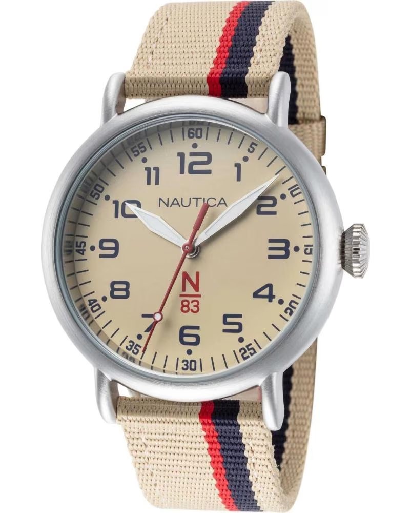 NAUTICA OROLOGIO NAUTICA NAPWLS911 DA UOMO CON CINTURINO IN TELA MARRON