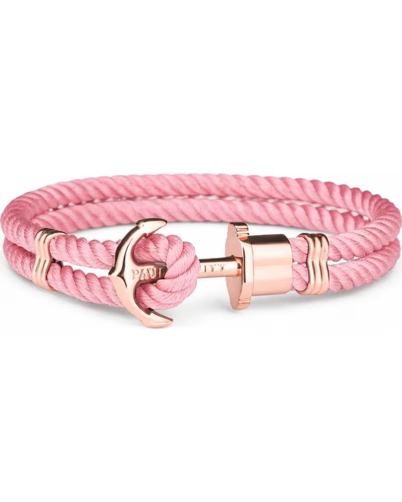 PAUL HEWITT PAUL HEWITT SAILOR ANCHOR BRACELET ROSE GOLD PINK
