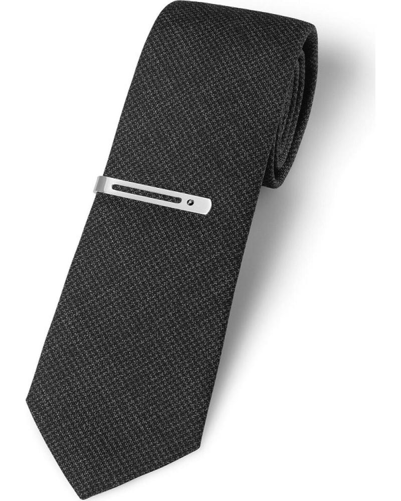 SWAROVSKI CORBATA NEGRA SWAROVSKI CON PASADOR DE GEMELOS