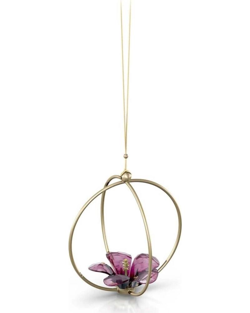 SWAROVSKI COLGANTE SWAROVSKI CON FLOR LILA