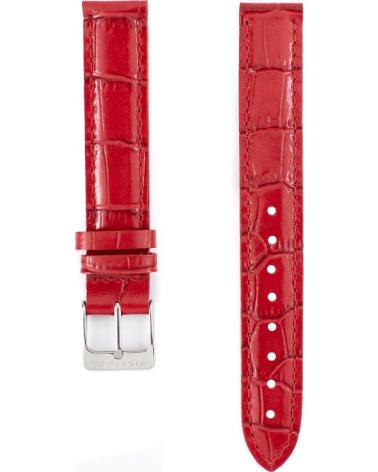 TOMMY HILFIGER CORREA DE CUERO ROJO CON TEXTURA DE COCODRILO TOMMY HILFIGER ROJO