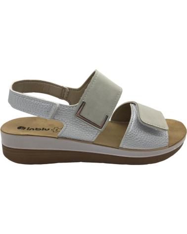 INBLU SANDALIAS CÓMODAS INBLU FT000030 CHIACCIO MUJER HIELO
