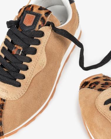 POPA ZAPATILLAS DEPORTIVAS POPA CON ESTAMPADO ANIMAL PRINT EN COLOR ARENA ARENA