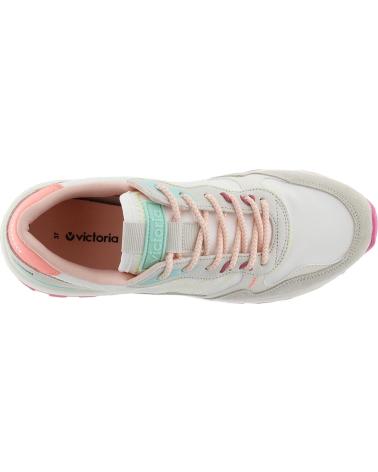 VICTORIA SNEAKER LUNA NYLON Y SERRAJE REF 1171485 BLANCO