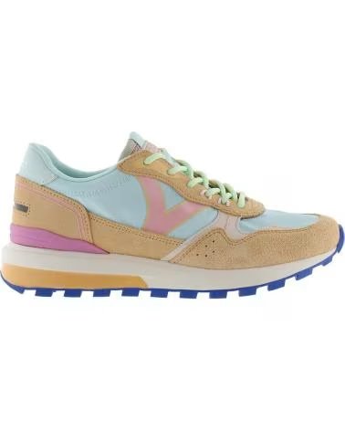 ZAPATILLAS VICTORIA CASUAL PARA MUJER MULTICOLOR CELESTE