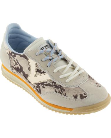 VICTORIA VICTORIA SATURNO SERPIENTE ZAPATILLAS DEPORTIVAS MUJER BEIGE BEIGE