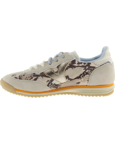 VICTORIA VICTORIA SATURNO SERPIENTE ZAPATILLAS DEPORTIVAS MUJER BEIGE BEIGE