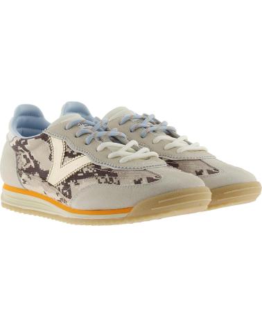 VICTORIA VICTORIA SATURNO SERPIENTE ZAPATILLAS DEPORTIVAS MUJER BEIGE BEIGE