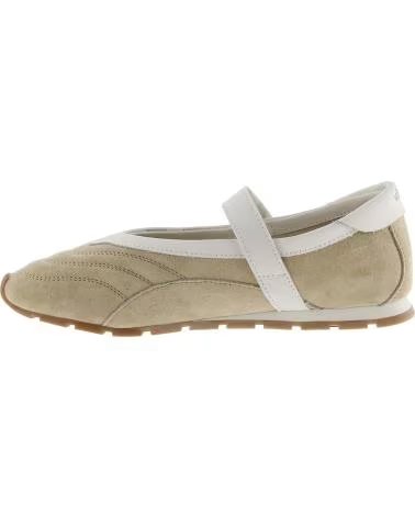 VICTORIA WOMEN´S BEIGE SUEDE BALLET FLATS
