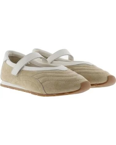 VICTORIA WOMEN´S BEIGE SUEDE BALLET FLATS
