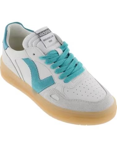 VICTORIA SCARPE DONNA VICTORIA 1257129 SEUL EFFETTO PELLE TURCHESE TURQUESA