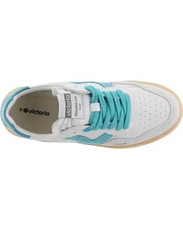 VICTORIA SCARPE DONNA VICTORIA 1257129 SEUL EFFETTO PELLE TURCHESE TURQUESA