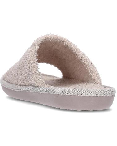 VULADI ZAPATILLAS HOGAR MUJER VULLADI MODELO FLEX COLOR MARRON CLAR CRUDO