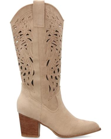 SPORT3PUNTO0 BOTAS VAQUERAS DE ANTE PARA MUJER CON CORTE LÁSER VARIOS COLORES