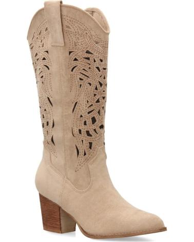 SPORT3PUNTO0 BOTAS VAQUERAS DE ANTE PARA MUJER CON CORTE LÁSER VARIOS COLORES