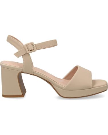 SPORT3PUNTO0 SANDALIAS DE TACÓN ANCHO BEIGE CON PLATAFORMA VARIOS COLORES