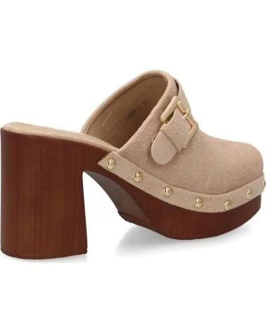 SPORT3PUNTO0 HOHE BLOCKABSATZ-CLOGS SPORT3PUNTO0 F280-1-KAKI VARIOS COLORES