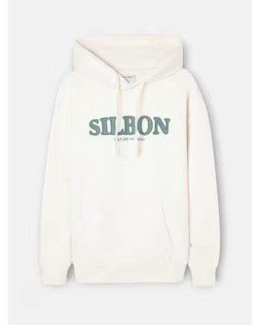 SILBON SUDADERA CON CAPUCHA 1041107195 EN BEIGE PARA HOMBRE CREMA