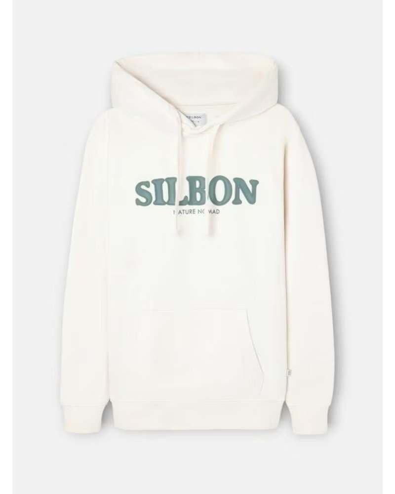 SILBON SUDADERA CON CAPUCHA 1041107195 EN BEIGE PARA HOMBRE CREMA