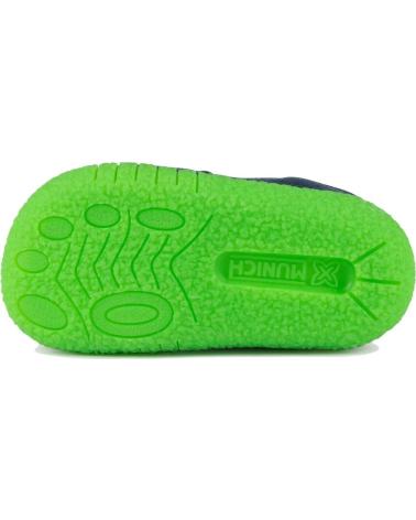 MUNICH ZAPATILLAS MUNICH BABY GOAL PARA NIÑOS, CIERRE DE VELCRO, AZUL BLUE
