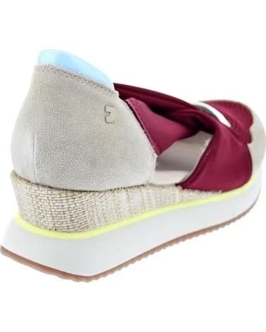 SANDALE SPORTIVE GIOSEPPO SAGAY EN CUIR ET MAILLE BORDEAUX BURDEOS