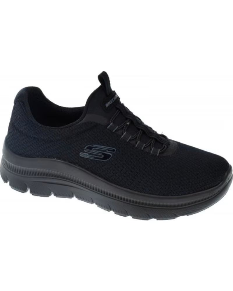 SKECHERS SCARPE DA GINNASTICA SKECHERS SUMMITS PLUS DONNA NERO NEGRO