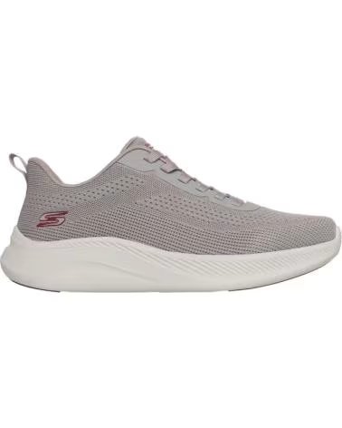 SKECHERS ZAPATILLAS BOBS MODA FLEX EN BEIGE PARA HOMBRE TAUPE KNIT