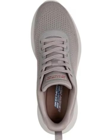 SKECHERS ZAPATILLAS BOBS MODA FLEX EN BEIGE PARA HOMBRE TAUPE KNIT