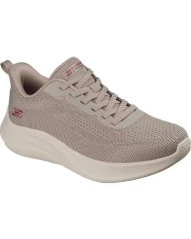 SKECHERS ZAPATILLAS BOBS MODA FLEX EN BEIGE PARA HOMBRE TAUPE KNIT