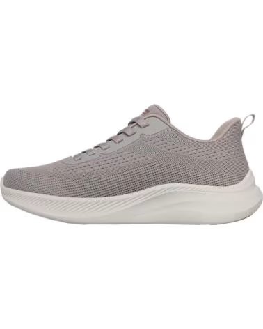 SKECHERS ZAPATILLAS BOBS MODA FLEX EN BEIGE PARA HOMBRE TAUPE KNIT