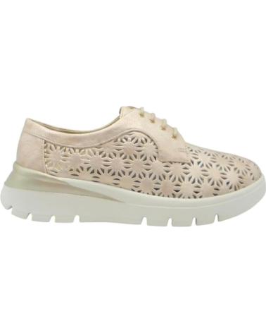 PITILLOS ZAPATO CONFORT PARA MUJER 11091 COLOR ORO METAL