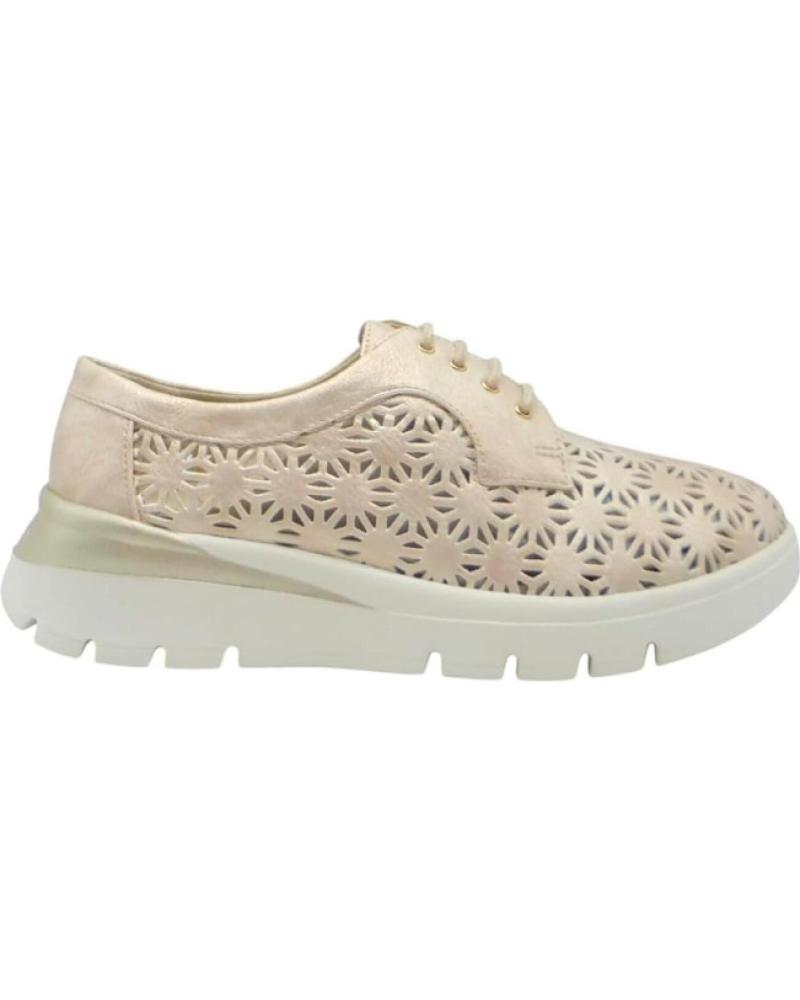 PITILLOS ZAPATO CONFORT PARA MUJER 11091 COLOR ORO METAL