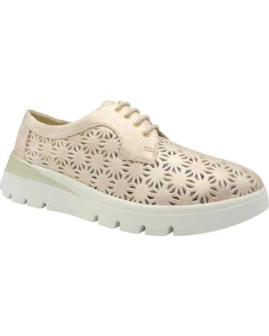 PITILLOS ZAPATO CONFORT PARA MUJER 11091 COLOR ORO METAL